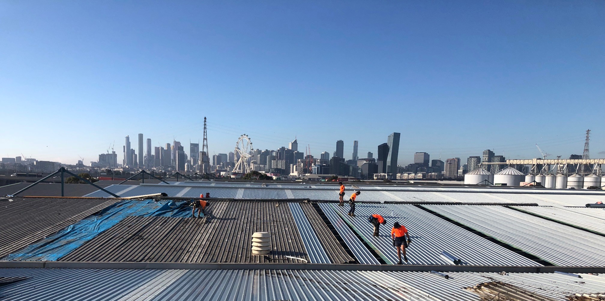 Commercial Metal Roof Replacement, West Melbourne ACR Roofing